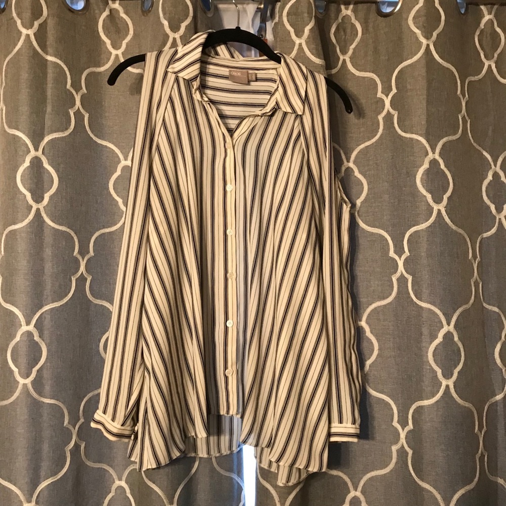 ASOS Cold Shoulder Top